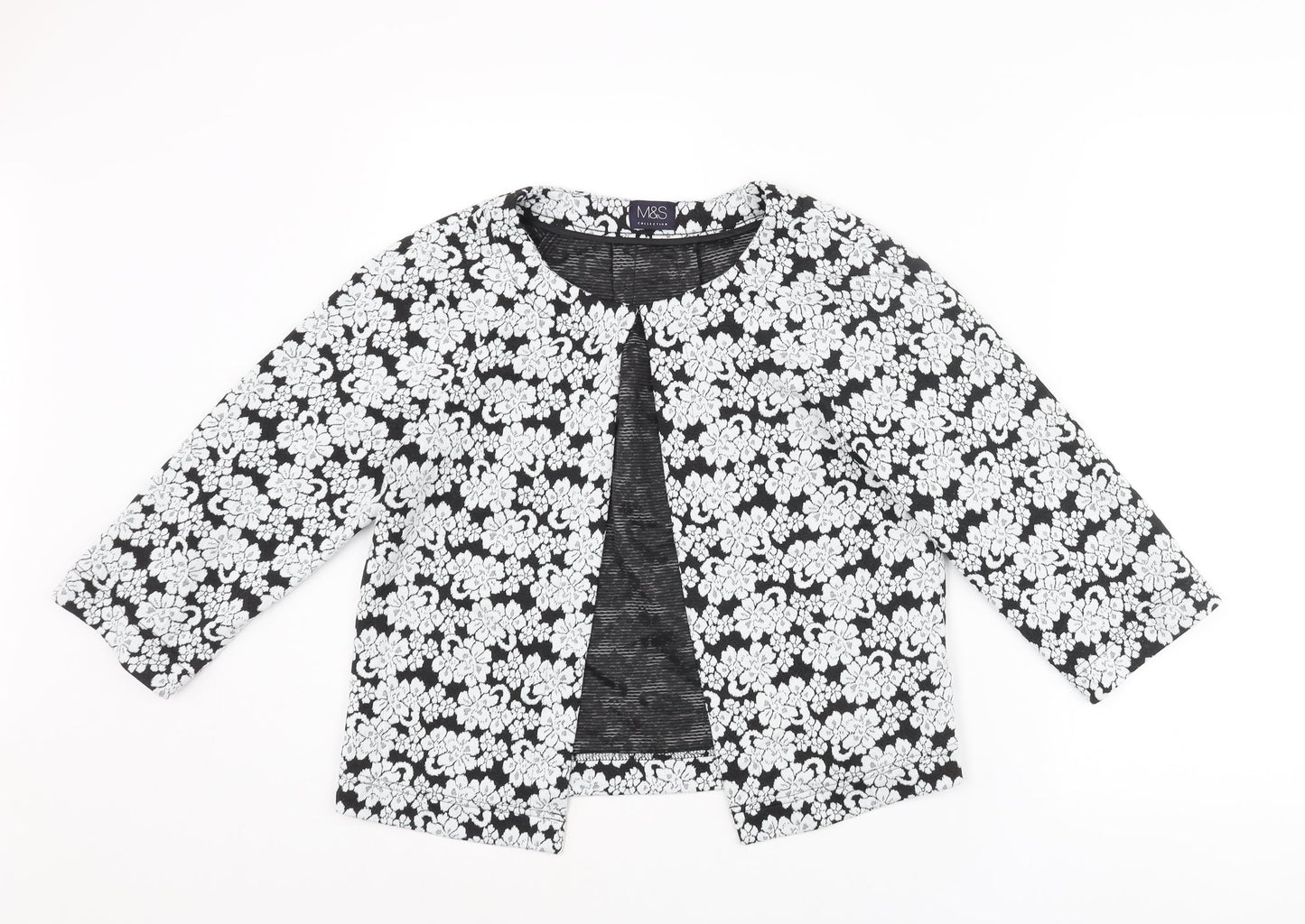 Womens UK Size 8 Marks and Spencer Black Jacket