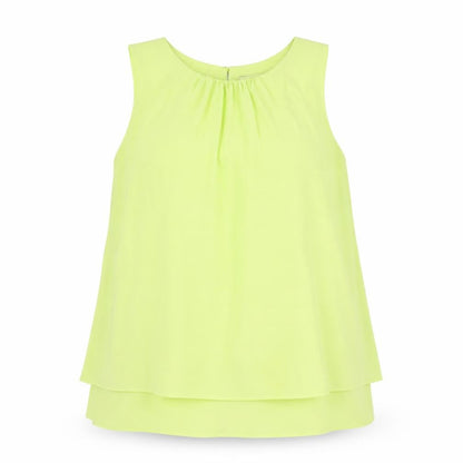 Womens UK Size 14 Wallis Green Camisole Blouse