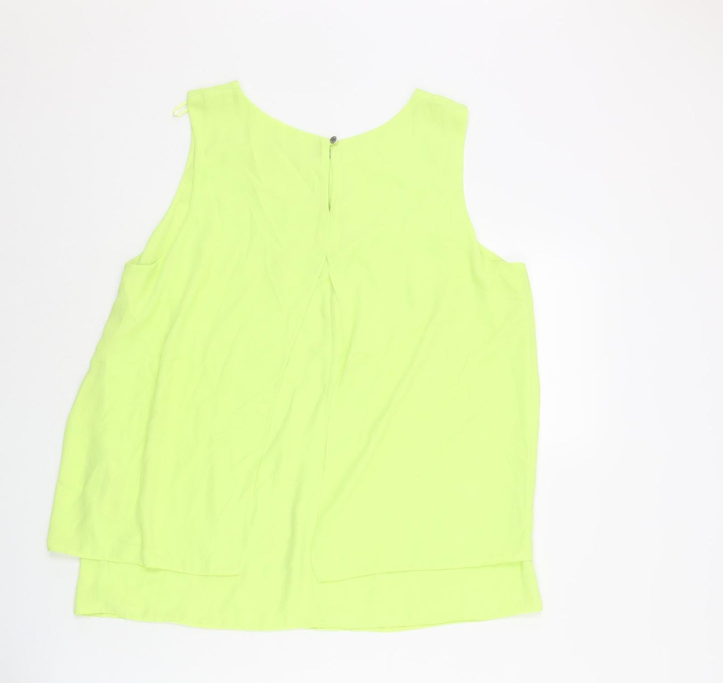 Womens UK Size 14 Wallis Green Camisole Blouse