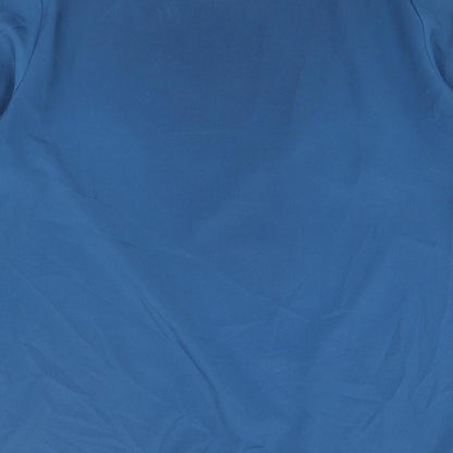 Womens UK Size 10 Marks and Spencer Blue Basic Blouse