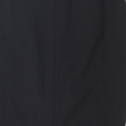 ASOS Womens Black Polyester Straight & Pencil Skirt Size 10 Zip