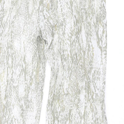 Womens UK Size M Zara Regular Fit  Beige Trousers