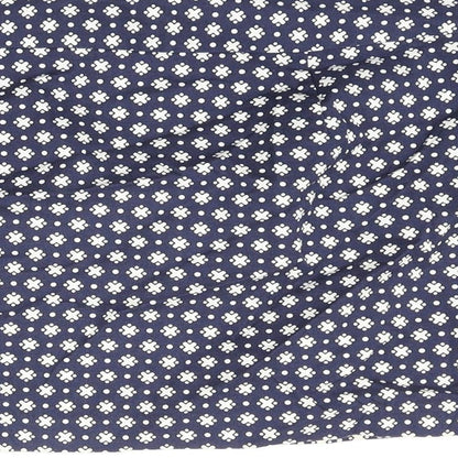 Old Navy Womens Blue Geometric Cotton Mini Skirt Size 6 Zip