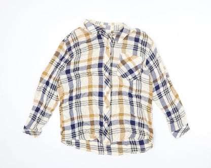 Womens UK Size 6 Warehouse Multicoloured Basic Button-Up