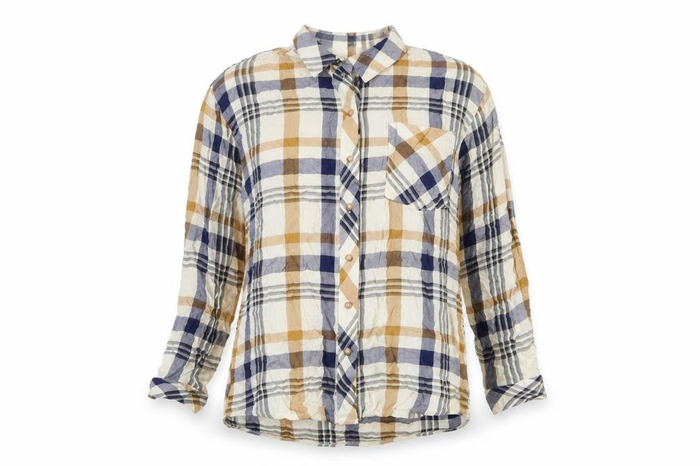 Womens UK Size 6 Warehouse Multicoloured Basic Button-Up