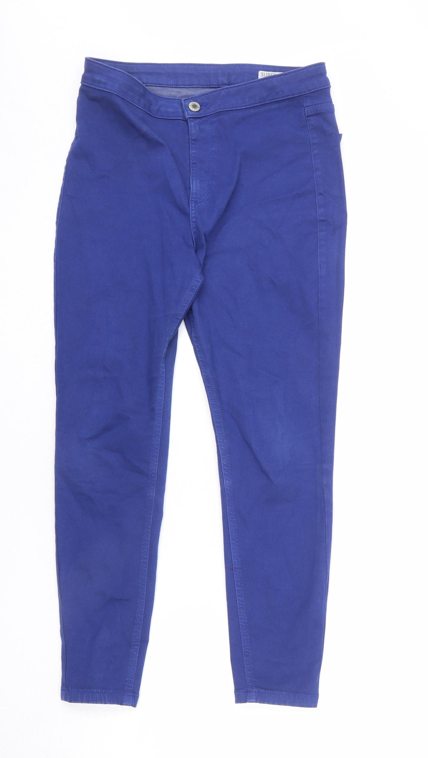 Womens UK Size 12 Marks and Spencer Regular Fit Skinny Blue Jeans