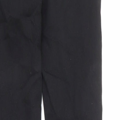 NEXT Womens Black Cotton Skinny Jeans Size 6 L27 in Regular Zip