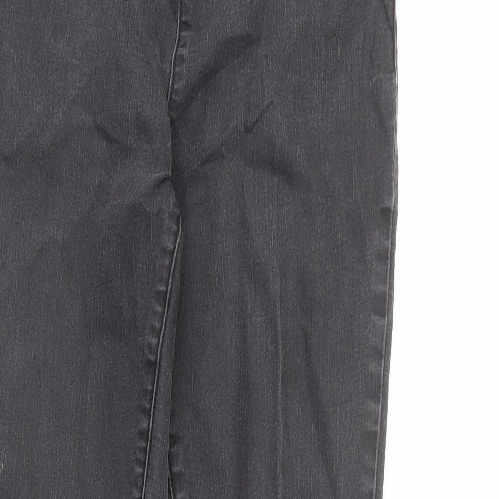 ORSAY Womens Grey Cotton Jegging Jeans Size 27 in L26 in Regular - Elastic Waist