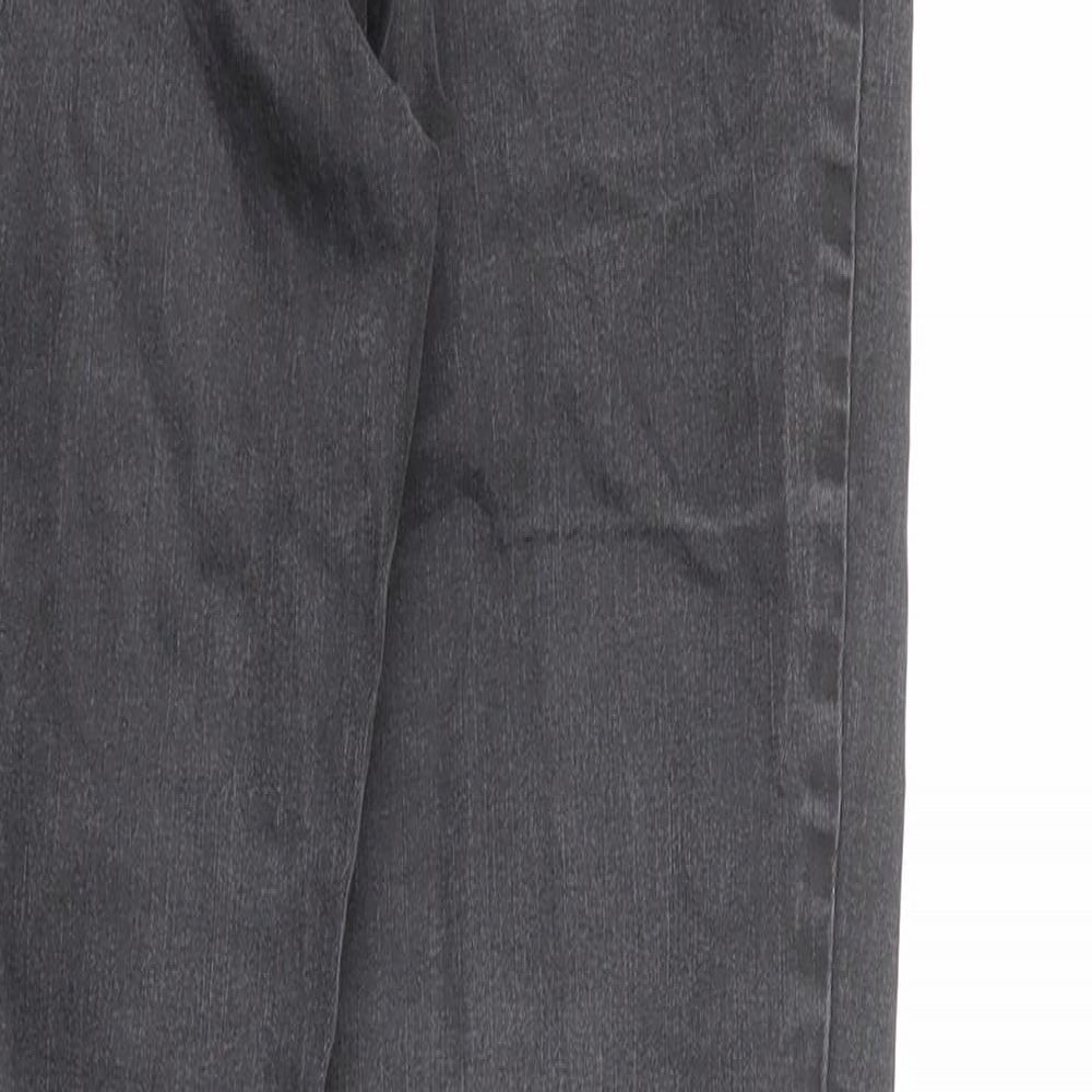 ORSAY Womens Grey Cotton Jegging Jeans Size 27 in L26 in Regular - Elastic Waist