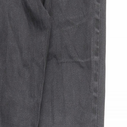 ORSAY Womens Grey Cotton Jegging Jeans Size 27 in L26 in Regular - Elastic Waist