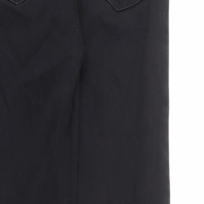 Denim & Co. Womens Black Cotton Skinny Jeans Size 6 L25 in Regular Zip