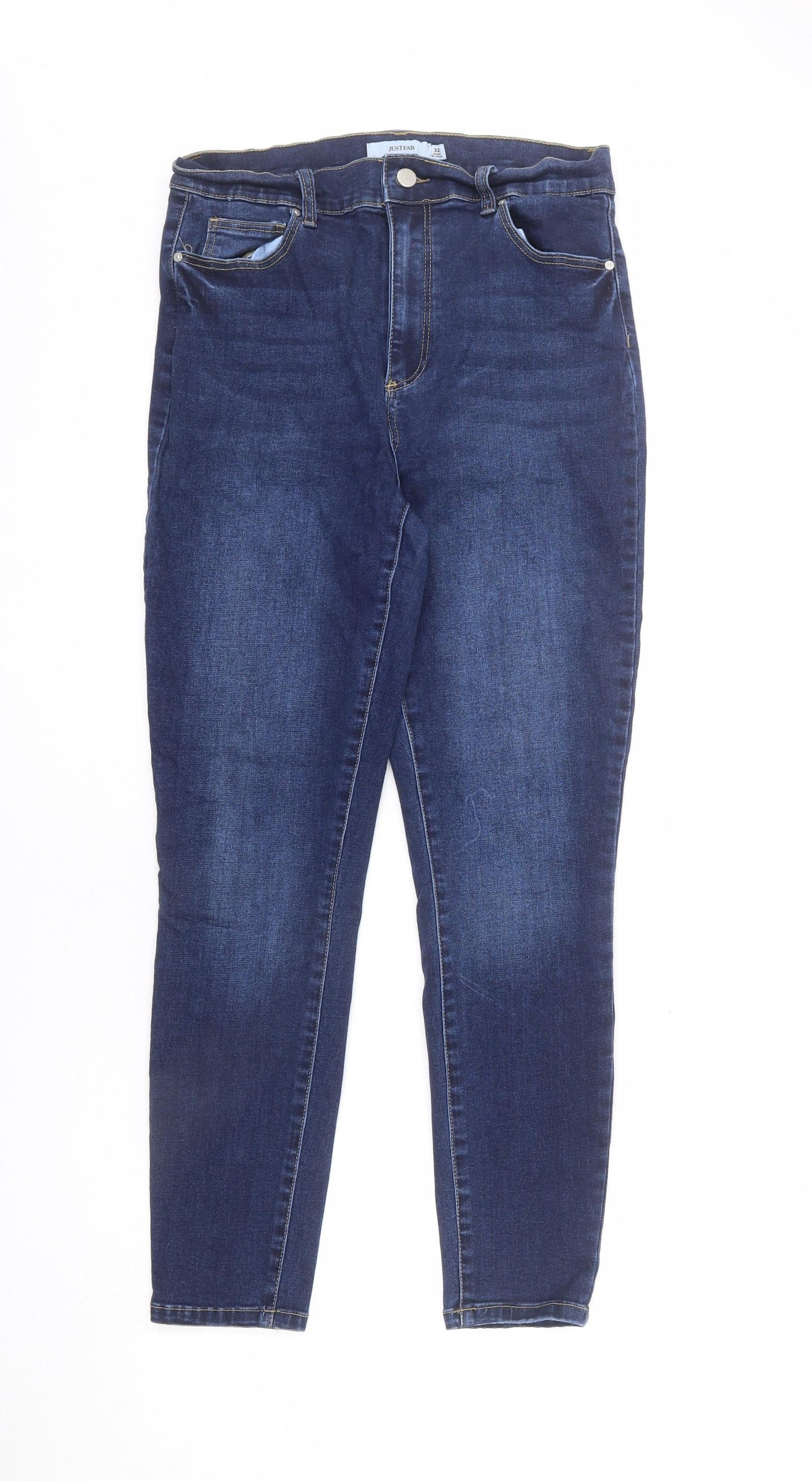 Womens UK Size 32 in JustFab Regular Fit Skinny Blue Jeans