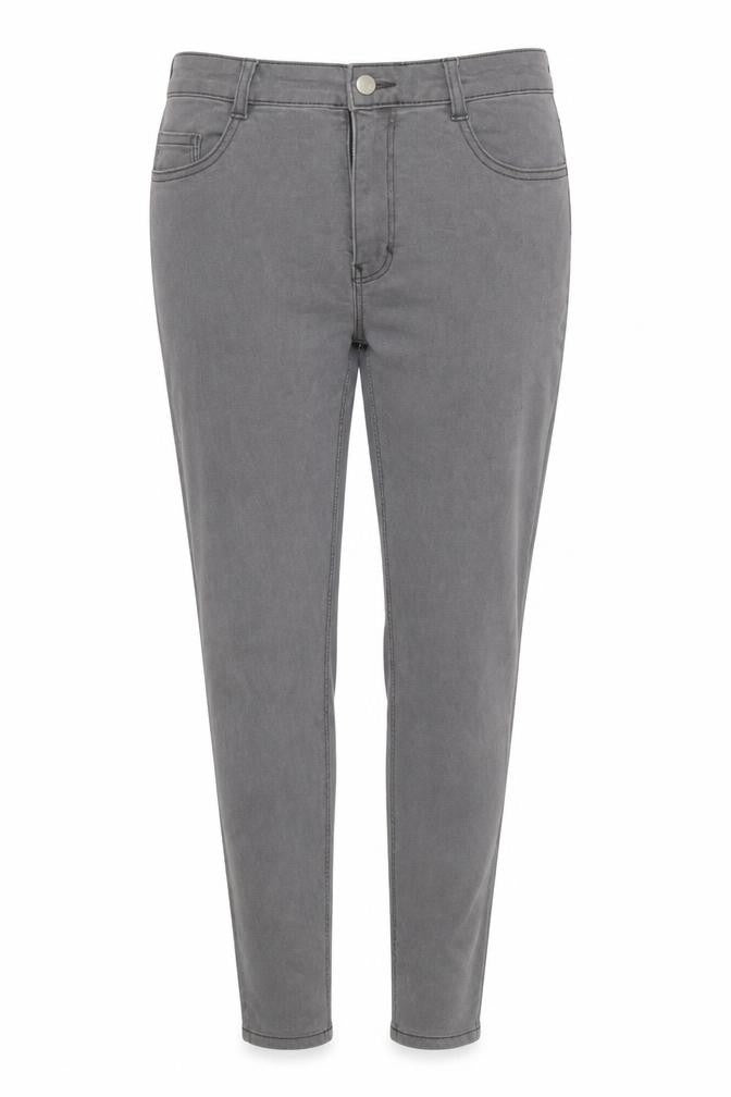 Womens UK Size 14 Pull&Bear Regular Fit Skinny Grey Jeans