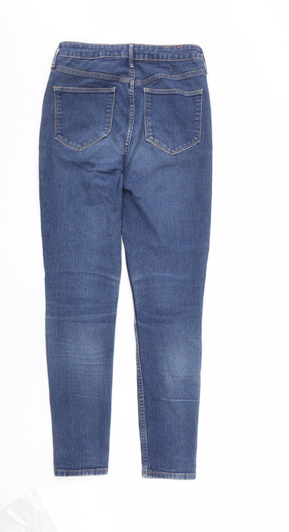 Womens UK Size 27 in H&M Regular Fit Skinny Blue Jeans