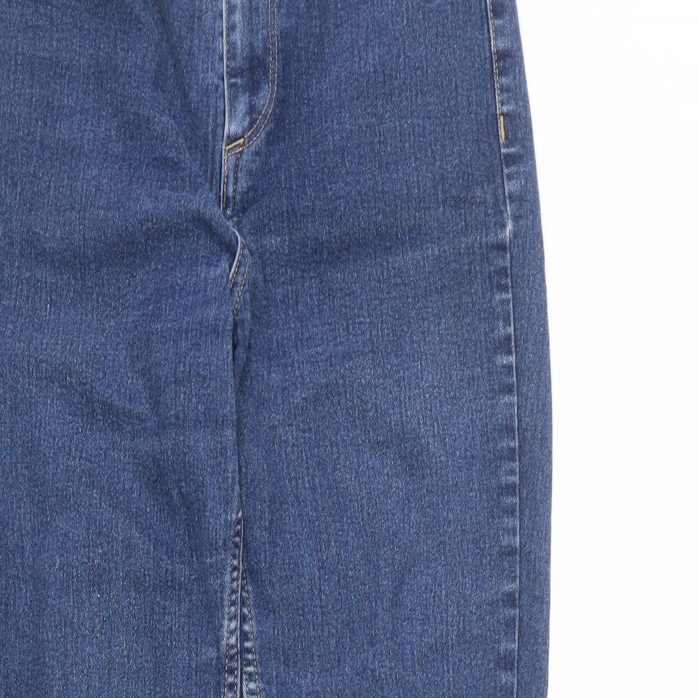 Womens UK Size 27 in H&M Regular Fit Skinny Blue Jeans
