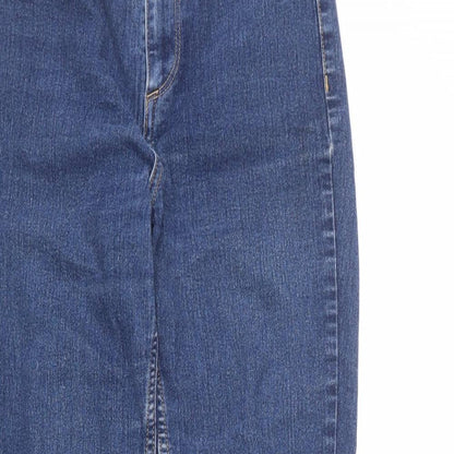 Womens UK Size 27 in H&M Regular Fit Skinny Blue Jeans