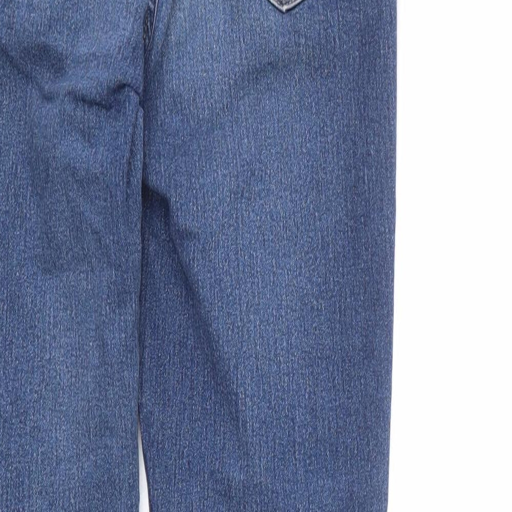 Womens UK Size 27 in H&M Regular Fit Skinny Blue Jeans