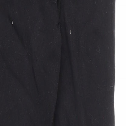 New Look Girls Black Cotton Skinny Jeans Size 14 Years L26 in Regular Zip