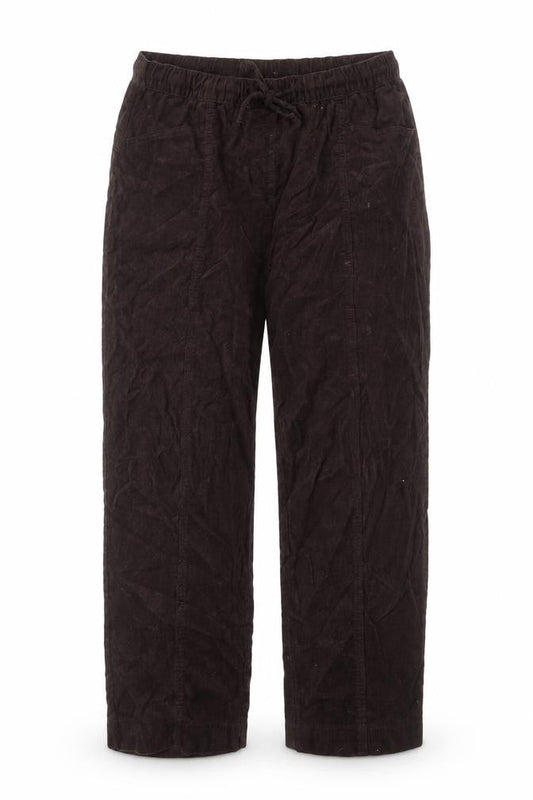 Womens UK Size 37 in EWM Regular Fit  Brown Trousers