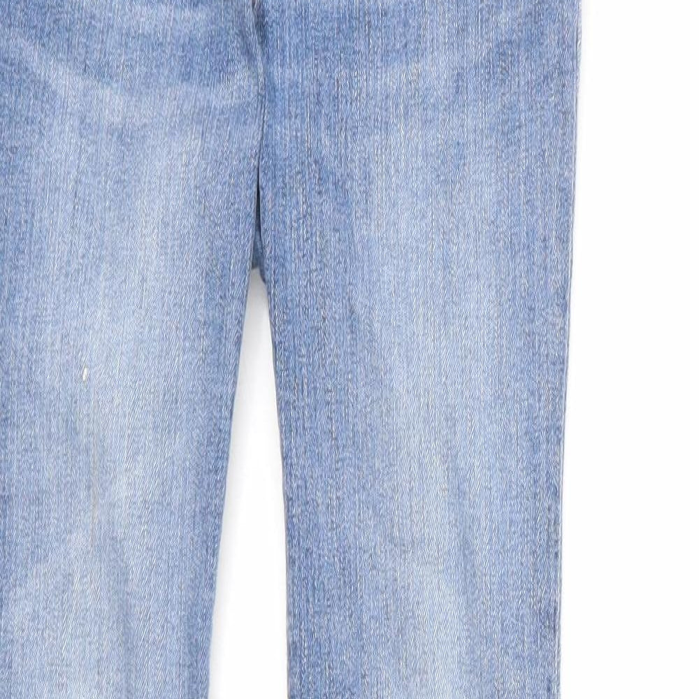 Gap Womens Blue Cotton Skinny Jeans Size 4 L27 in Regular Zip - Legging