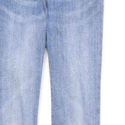 Gap Womens Blue Cotton Skinny Jeans Size 4 L27 in Regular Zip - Legging