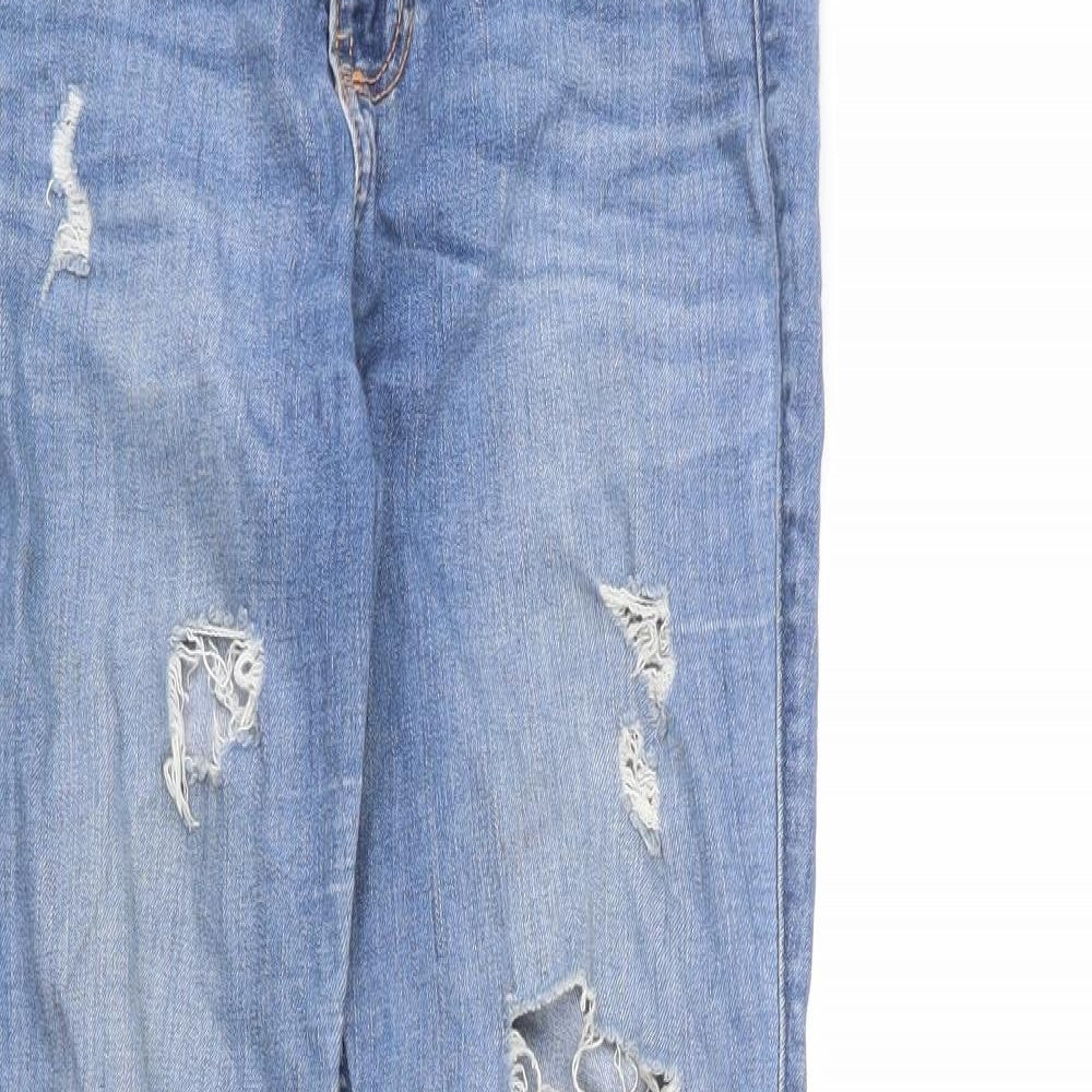 Hollister Womens Blue Cotton Skinny Jeans Size 26 in L32 in Regular Zip
