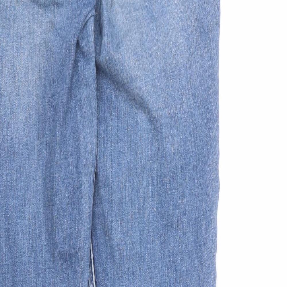 Hollister Womens Blue Cotton Skinny Jeans Size 26 in L32 in Regular Zip