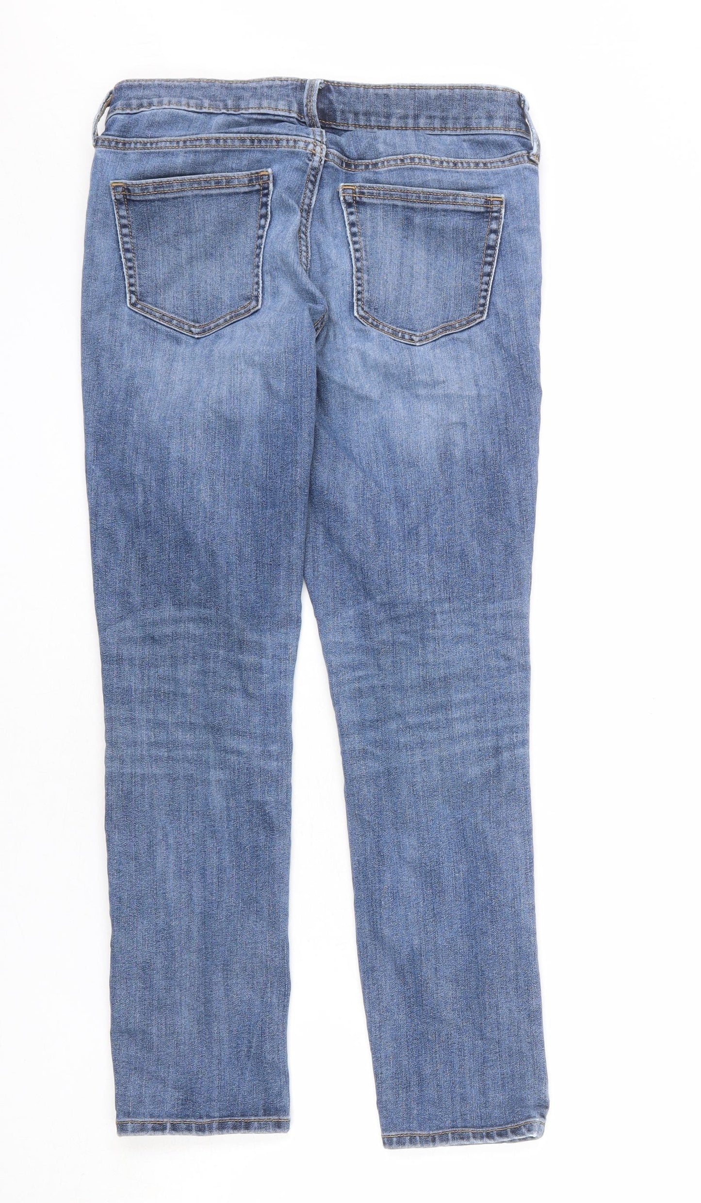 Gap Womens Blue Cotton Skinny Jeans Size 6 L26 in Regular Zip