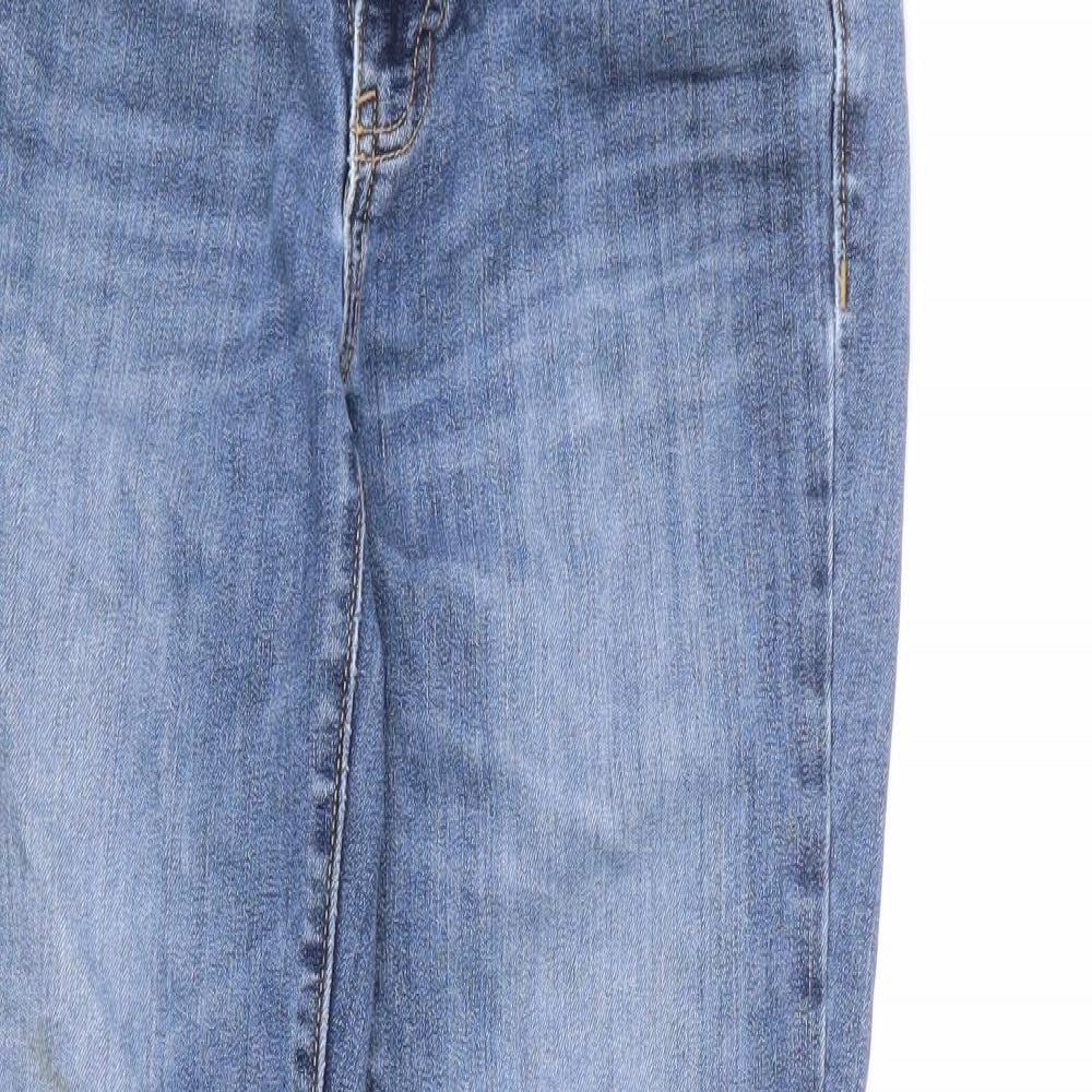 Gap Womens Blue Cotton Skinny Jeans Size 6 L26 in Regular Zip