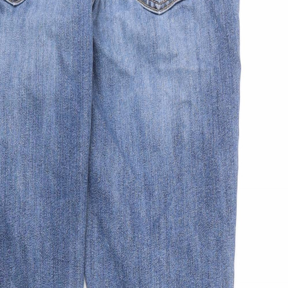 Gap Womens Blue Cotton Skinny Jeans Size 6 L26 in Regular Zip