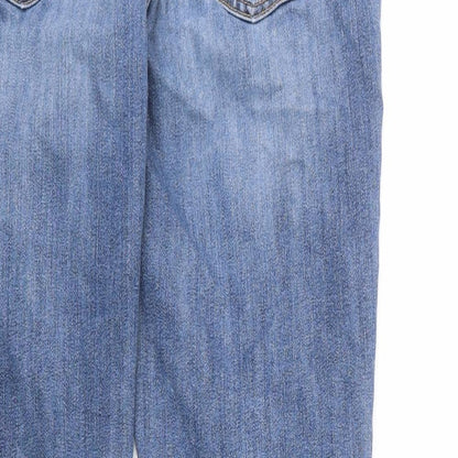 Gap Womens Blue Cotton Skinny Jeans Size 6 L26 in Regular Zip