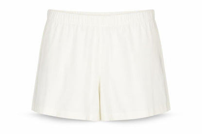 Marks and Spencer Womens Ivory Polyester Paperbag Shorts Size 18 L6 in Regular Pull On