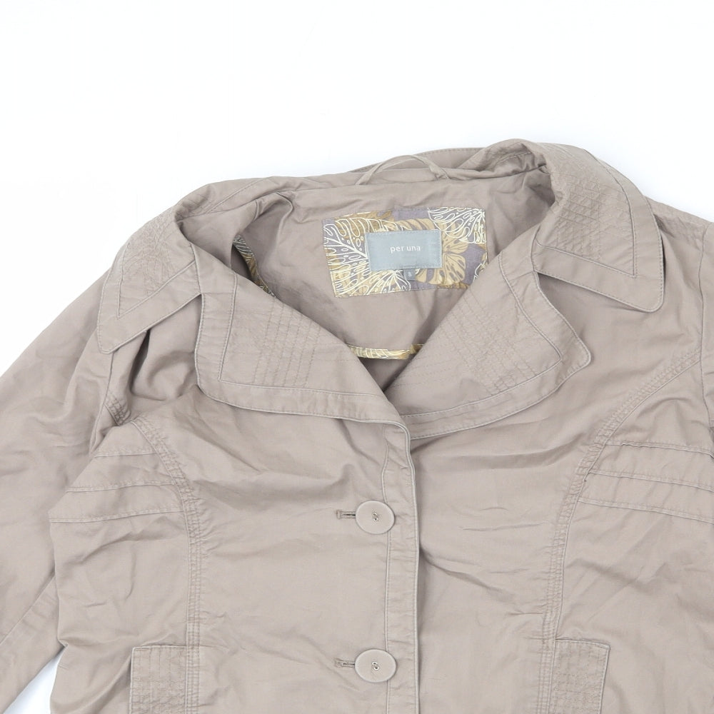 Womens UK Size 8 Per Una Brown Jacket