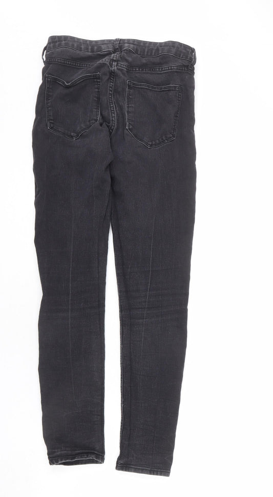 Womens UK Size 28 in H&M Regular Fit Skinny Grey Jeans