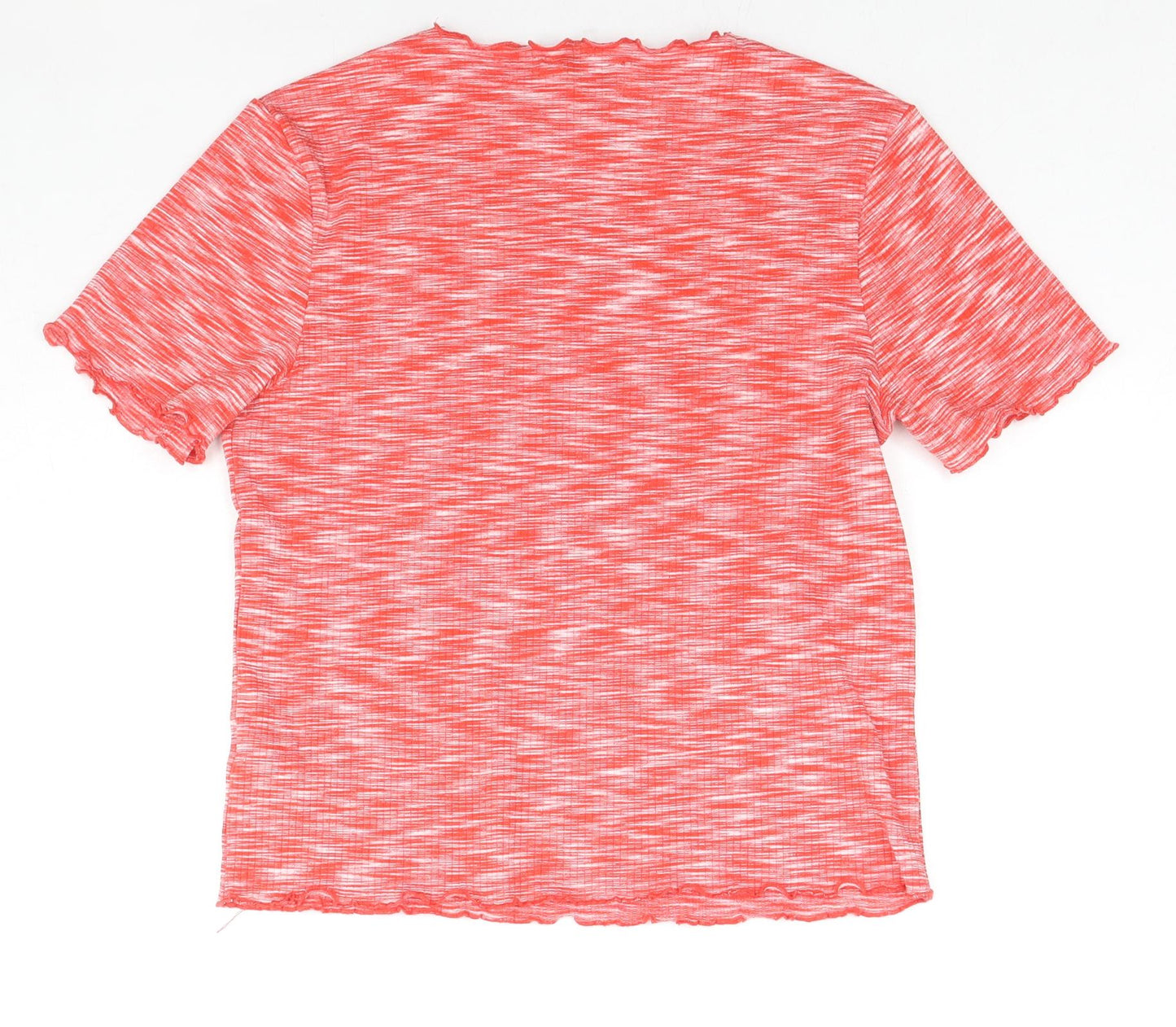 Womens UK Size 14 NEXT Red Basic T-Shirt