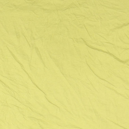 EAST Womens Green Cotton Basic T-Shirt Size M Round Neck