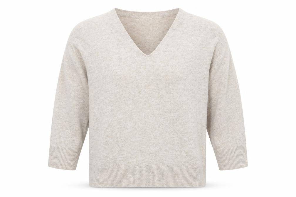 Womens UK Size M H&M Beige Pullover Jumper
