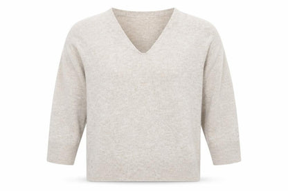Womens UK Size M H&M Beige Pullover Jumper