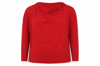 Womens UK Size XL Inwear Red Basic Blouse