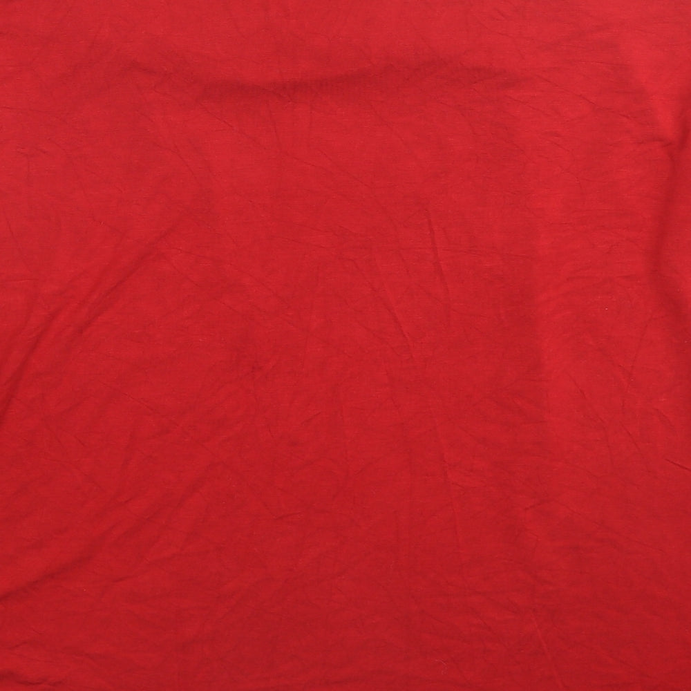 Womens UK Size XL Inwear Red Basic Blouse