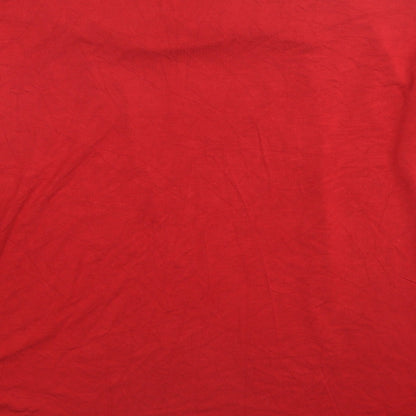 Womens UK Size XL Inwear Red Basic Blouse