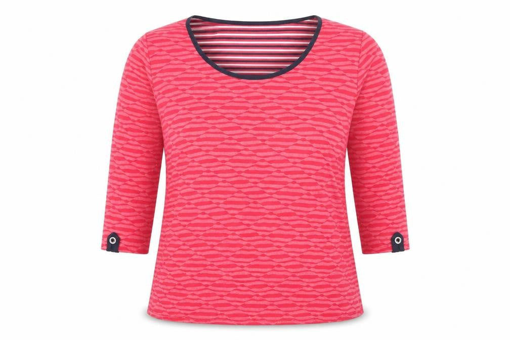 Womens UK Size 14 Per Una Pink Basic Blouse