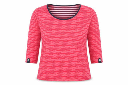 Womens UK Size 14 Per Una Pink Basic Blouse