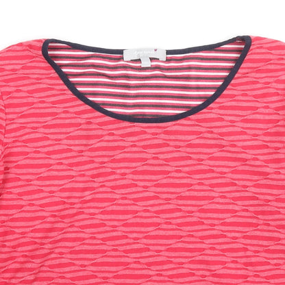Womens UK Size 14 Per Una Pink Basic Blouse