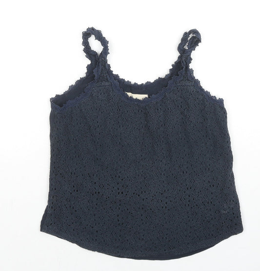 Womens UK Size XS Hollister Blue Camisole Tank