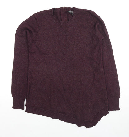 Womens UK Size 12 Dorothy Perkins Purple Pullover Jumper