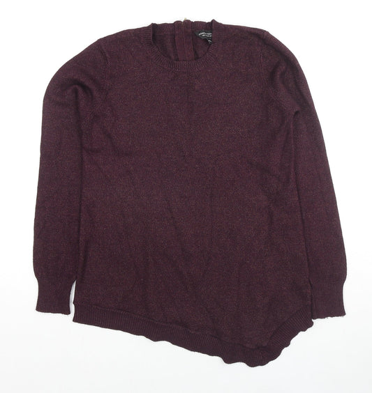 Womens UK Size 12 Dorothy Perkins Purple Pullover Jumper