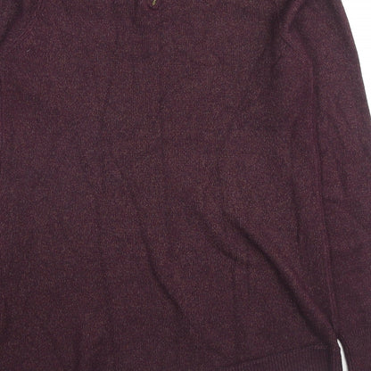 Womens UK Size 12 Dorothy Perkins Purple Pullover Jumper