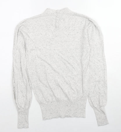 Womens UK Size 8 NEXT Grey Pullover Jumper