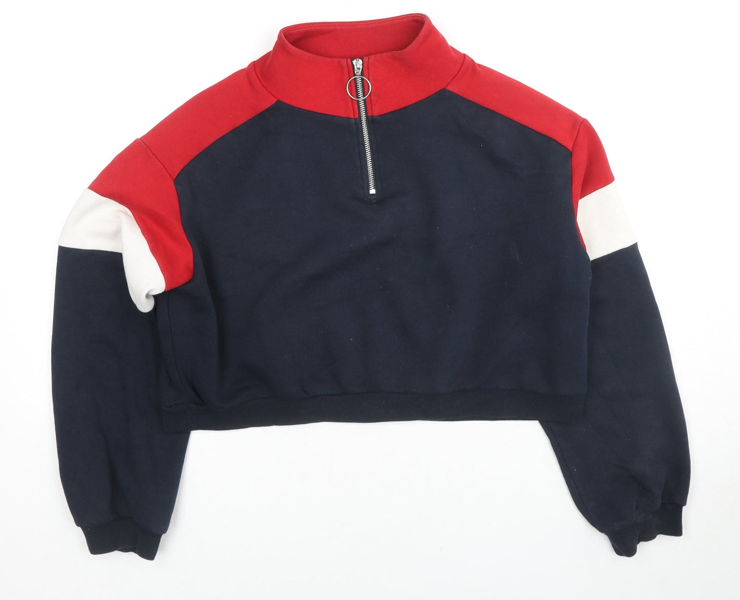 Womens UK Size S Divided by H&M Blue Pullover Hoodie